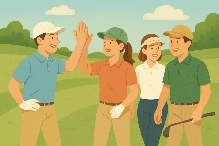 【ゴルフ初心者】声かけマナー完全版！ポジティブな言葉で楽しさUP